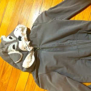 Tucker + Tate wolf full zip hoodie.  Great condition! Size 7.
